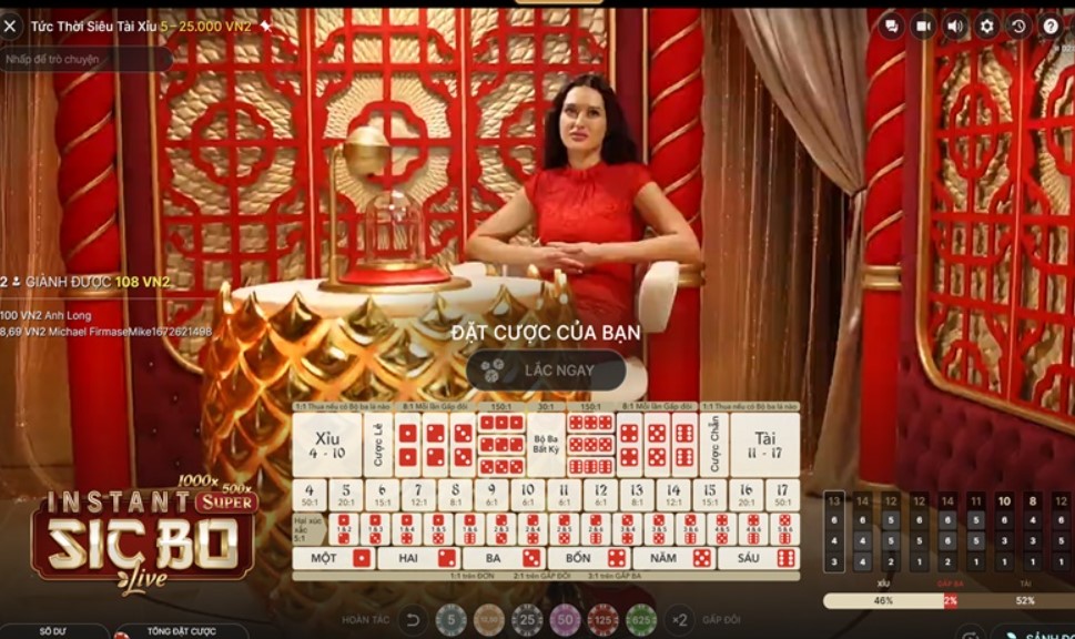 Địa chỉ tham gia cá cược Sicbo King88 uy tín